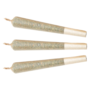Happy & Stoned - Bold Bubba Pop Disty + Diamond Infused Pre-Roll - Indica - 3x0.5g